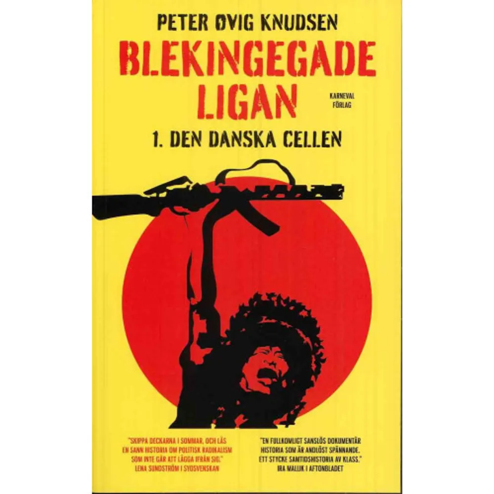 Peter Øvig Knudsens två böcker om Blekingegade­ligan är en av 2000-talets ­största kritiker-­ och säljsuccéer i Danmark­. De berättar­ den osannolika­ - men sanna - historien om den ­märkligaste och ­skickligaste rånarligan i Skandinaviens historia. I mitten på sjuttiotalet inträffade i Köpenhamn de första i en rad ­väpnade rån som länge skulle komma att gäcka dansk polis.­ ­Kännetecknande för rånen var, förutom de osedvanligt stora ­bytena, att de var mycket brutala och professionellt utförda. Här fanns också ­absurda inslag, som att ­gärningsmännen låtsades vara rullstolsbundna eller maskerade sig med lustiga ­peruker och lösskägg, som vore de inspirerade av Jönssonligan. I ­kriminella kretsar stod man lika frågande som polisen inför dåden. Först efter femton år - 1989 - kunde polisen gripa de ­skyldiga. Då ­framkom att Blekinge­­gadeligan - som gruppen kom att ­kallas ­efter ­adressen för deras hemliga lägenhet - bedrev sin verksamhet av ideella, politiska skäl. Pengarna de kom över skickade de vidare till den militanta palestinska­ ­organisationen PFLP. De tog inget för egen del, utan levde på ­