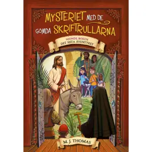 En spännande äventyrsserie som hjälper barn att upptäcka Bibeln! Följ med syskonen Peter och Mary och deras hund Hank när de med hjälp av några urgamla skriftrullar färdas tillbaka i tiden och landar mitt i Bibelns mest spännande äventyr.  I Det sista äventyret färdas Peter, Mary och Hank tillbaka till Jerusalem, och där rider Jesus in i staden till folkmassans jubel och fariséernas ilska. Samtidigt som Fienden arbetar på sin plan för att döda Jesus får våra vänner vara med vid den sista måltiden och bli chockade över att Jesus blir förråd. Allt verkar gå fel - ska de ändå lyckas lösa skriftrullens hemlighet?  OM BOKSERIEN: Följ med syskonen Peter och Mary och deras hund Hank när de med hjälp av några urgamla skriftrullar färdas tillbaka i tiden och landar mitt i Bibelns mest spännande äventyr. De upptäcker en värld fylld av under, äventyr och faror. De måste söka efter ledtrådar för att lösa skriftrullarnas hemligheter annars kommer de att fastna i det förflutna för alltid! Bokserien innehåller en rik uppsättning karaktärer, såsom gammelmorbror Solomon, den excentriske arkeologen som upptäckte skriftrullarna, och ängeln Mikael som leder barnen på deras äventyr. Perfekt för unga läsare 6-12 år och alla som älskar äventyr. Mysteriet med de gömda skriftrullarna gör att de älskade bibelberättelserna får nytt, äventyrligt liv. Om författaren: Mike Thomas växte upp i Florida. Han har en kandidatexamen i Bibelvetenskap från Liberty University. När Mikes son var nio år letade Mike efter böcker som kunde lära ut bibelberättelserna på ett roligt och fantasifullt sätt. När han inte hittade några bestämde han sig för att skriva en egen bokserie. I Mysteriet med de gömda skriftrullarna kombinerar Mike biblisk noggrannhet med äventyr och fantasi. Mike bor i Tennessee med sin fru, två söner och familjens hund Hank.     Format Inbunden   Omfång 139 sidor   Språk Svenska   Förlag Bornelings Förlag   Utgivningsdatum 2021-12-01   Medverkande Cecilia Kärnbo   ISBN 9789173172967  