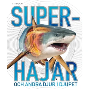 Superhajar : och andra djur i djupet (inbunden) - Superhajar tar dig med på en resa långt ner i djupen för att möta de ovanliga och fascinerande varelser som lever där. Här kan du bland annat ta reda på hur en hammarhaj letar efter sitt byte, vilken fisk som kallas havets vampyr och läsa om havets enhörning, narvalen. Lär dig vilken fisk som är den snabbaste simmaren, vilken haj som kan hoppa fyra meter över vattenytan, vilken fisk som ruvar sina ägg i munnen och vilket som är det smartaste blötdjuret.Fantastiska, detaljerade och storslagna fotografier visar hajar och en mängd andra havslevande varelser, från den pyttelilla pygmésjöhästen till den väldiga valhajen med sitt stora gap. Med fakta, statistik och otroliga bilder presenteras här över 60 superdjur i djupet!    Format Inbunden   Omfång 208 sidor   Språk Svenska   Förlag Lind &amp; Co   Utgivningsdatum 2023-05-12   Medverkande Shu-Chin Hysing   ISBN 9789180185653  