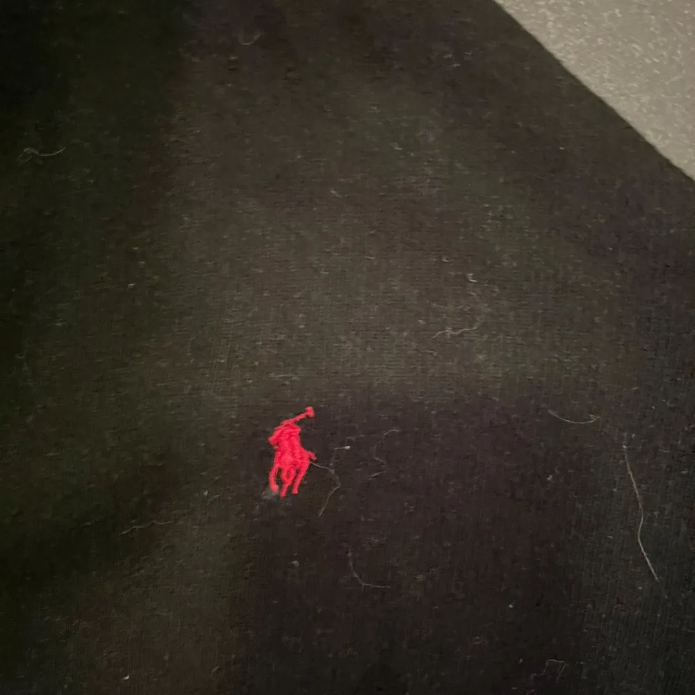 Säljer en as skön svart hoodie från Ralph Lauren, perfekt nu för kallare tider. Storlek XL i ungdom men passar vanlig M. Självklart äkta. Säljer för att den inte kommer till använong något mer. Tröjor & Koftor.