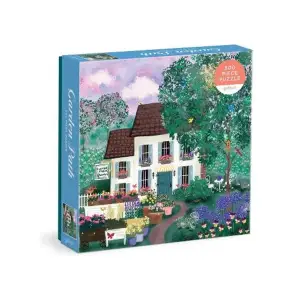 Garden Path 500 Piece Puzzle from Galison showcases a beautiful country cottage filled with floral and plant lined paths, perfect for hours of puzzling fun. Galison puzzles are packaged in matte-finish sturdy boxes, perfect for gifting, reuse, and storage. * 500 Pieces, Ribbon Cut * Box: 8 x 8 x 1.5