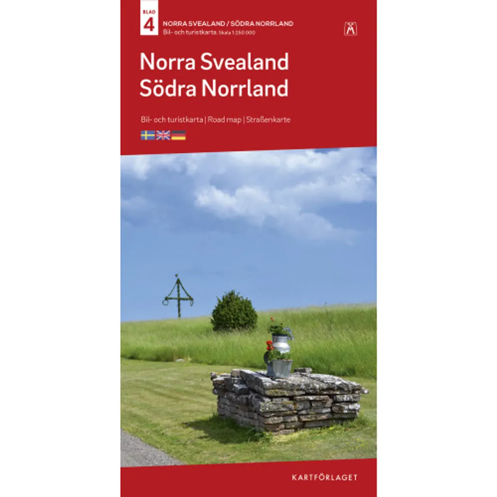 Norra Svealand-Södra Norrland Bil- och Turistkarta i skala 1:250.000 är en tydlig vägkarta med praktiskt information. Kartan täcker ett stort område och är därför utmärkt för planering av resvägar. Kartan visar olika vägtyper, väg- och avfartsnummer, avstånd, rastplatser längs vägen, campingplatser, vandrarhem, badplatser, golfbanor, sevärdheter m.m.Teckenförklaring på svenska, engelska och tyska.Bil- och Turistkartan är en serie om 6 blad som täcker hela Sverige. Blad 1-4 i skala 1:250.000 och blad 5-6 över norra Sverige i skala 1:400.000.. Böcker.