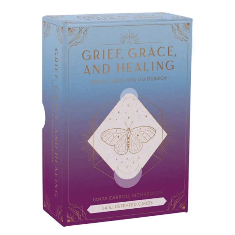 Navigate grief, call in more healing, and lean on the spiritual force of grace with this beautifully-illustrated 64-card oracle deck and guidebook from trusted author and spiritual guide Tanya Carroll Richardson.The Grief, Grace, and Healing card deck empowers you to gently rebuild after loss. Managing day-to-day life while grieving is less challenging with supportive tools like this card deck, which provides comfort and inspiration in trying times. With calming illustrations and reassuring messages, you will be encouraged to meet yourself with kindness as you journey through your unique healing process. Channel grief into healthy transformation, accept change, and cherish positive memories. This deck can be used by anyone experiencing grief, whether it’s mourning the passing of a loved one; experiencing sudden life changes such as divorce, job loss, or injury; or grappling with past trauma. No matter where you are in your healing, these cards and guidebook help you connect to your spirit and inner resilience, adding a little light, hope, and self-love to your routine. Each deluxe card deck includes: 64 unique illustrated cards with motivation, prompts, and tips for navigating grief. A 176-page guidebook offering further reflection on the cards’ messages and deeper insights. A beautifully-crafted keepsake storage box. DAILY MOTIVATION: Wake up each morning to a motivational message, a comforting affirmation, or an inspirational guiding question to reflect on HEALING AT YOUR OWN PACE: Reading a card every day or every week is a simple step towards healing that can be utilized even by those overwhelmed with grief or juggling the busiest of schedules STRATEGIES FOR SELF-CARE: Take care of your mind, body, and spirit using cards with suggestions for reducing stress, finding inner peace, and adopting healing rituals GRAPPLE WITH ALL KINDS OF GRIEF: Whether you’ve lost a family member, relationship, pet, or job, solace can be found with the Grief, Grace, and Healing card deck COMPLETE YOUR COLLECTION: The Inner World series includes other card decks, guided journals, and products for cultivating mental wellness, including Awakening Intuition, Self-Care, and Gratitude. Böcker.