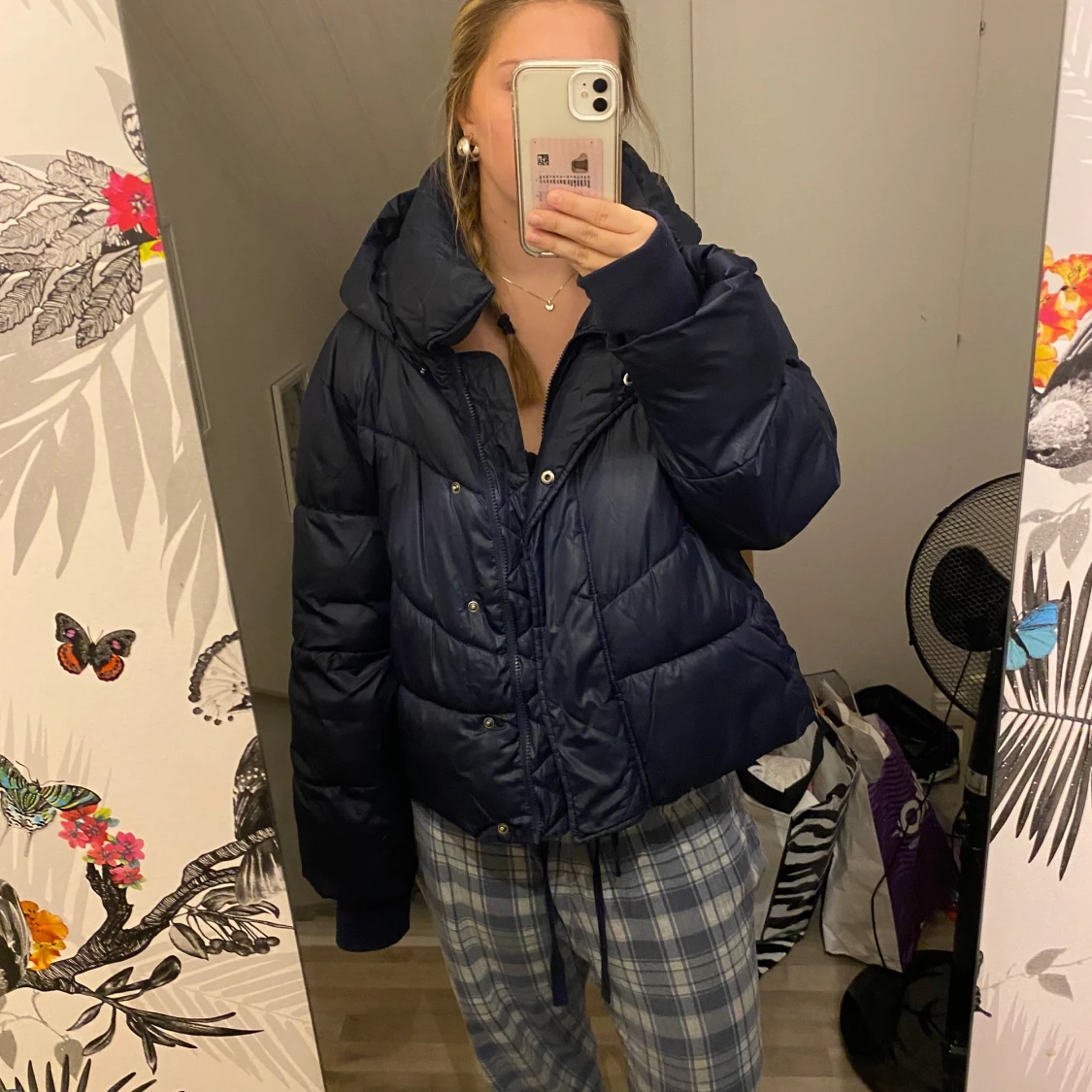 Mörkblå Vinter jacka - 90