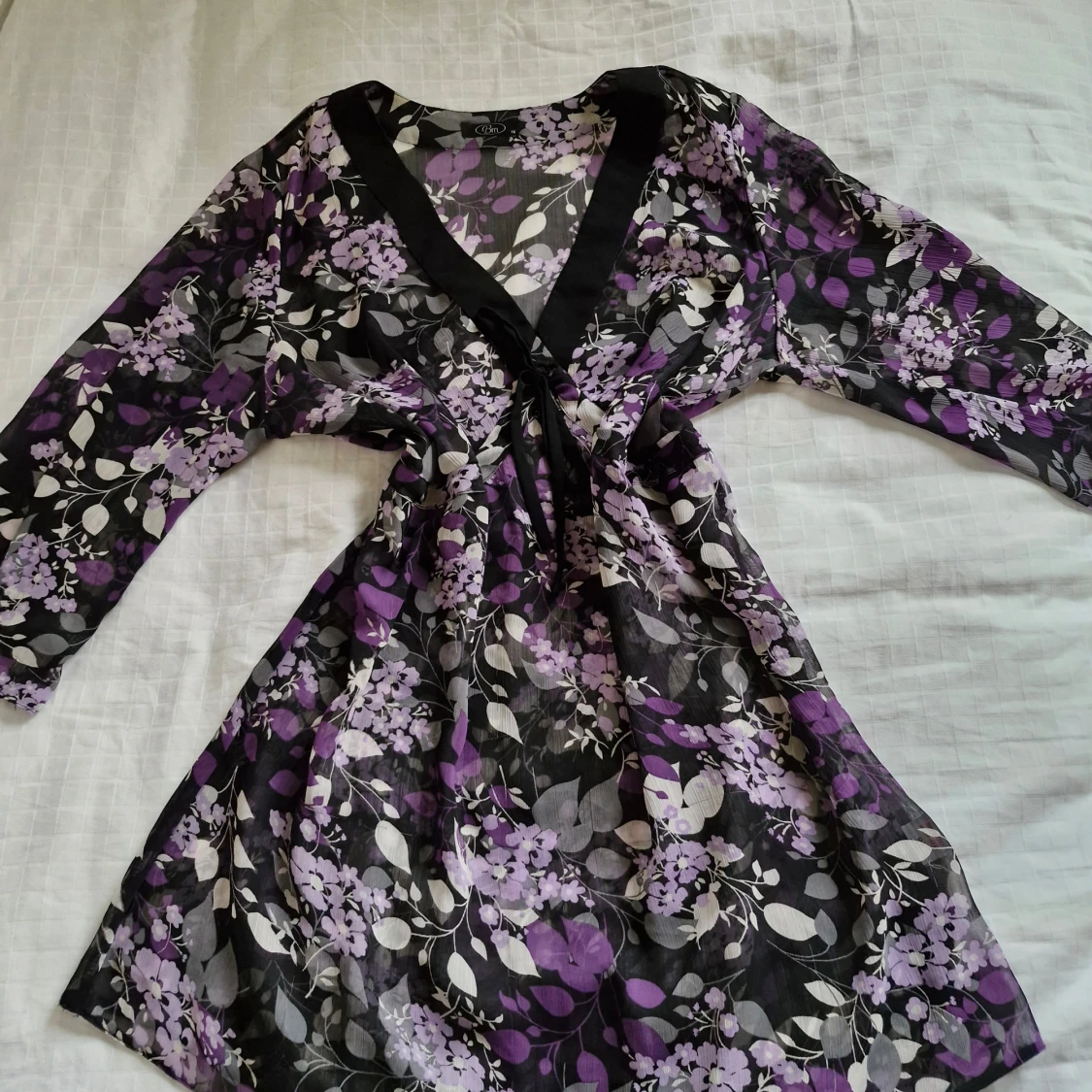 Skir blus med blommor - 92