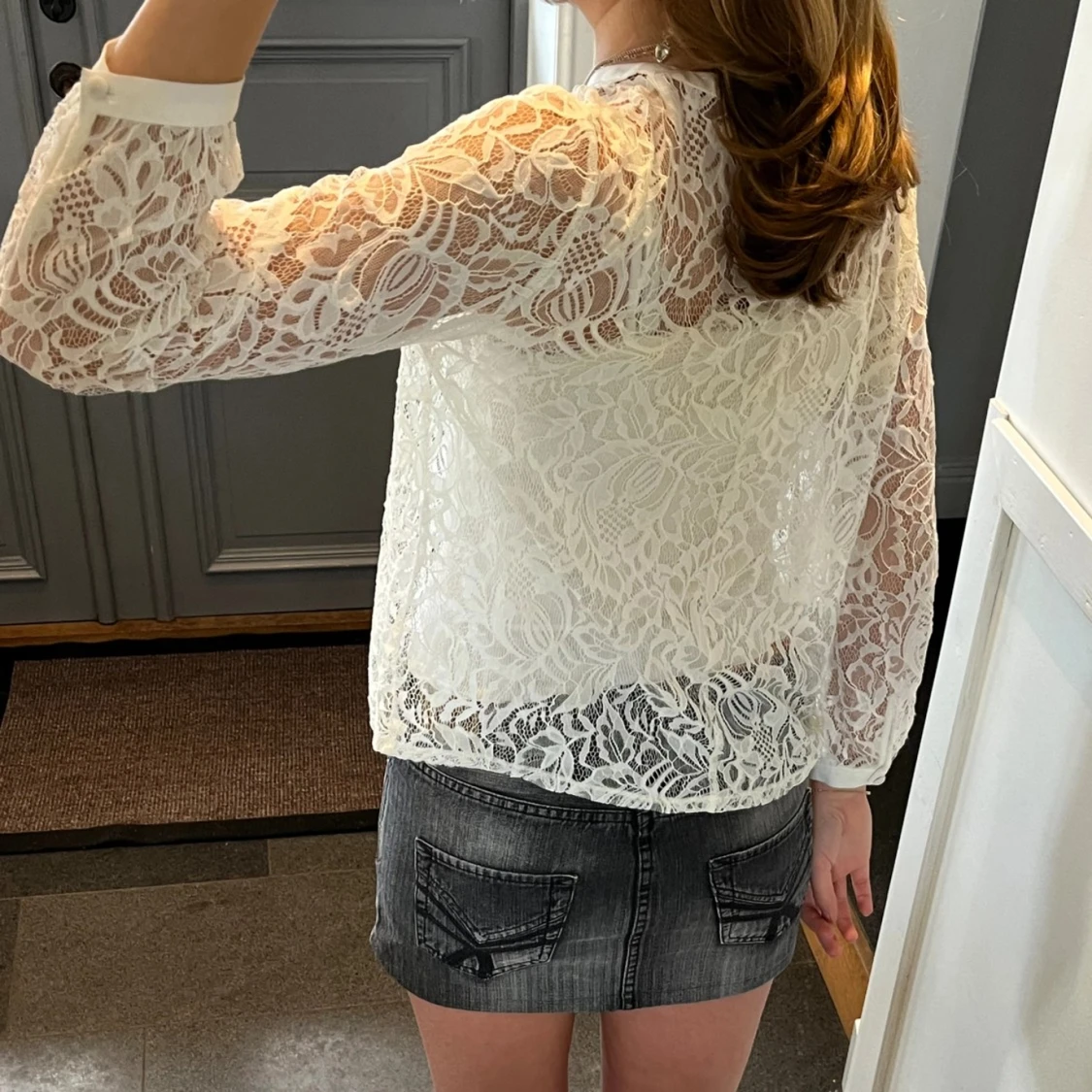 Vit spetströja - 90