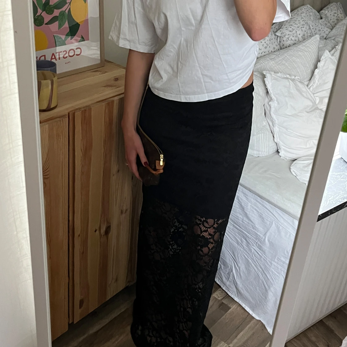 Oanvänd Maxi spetskjol  - 93