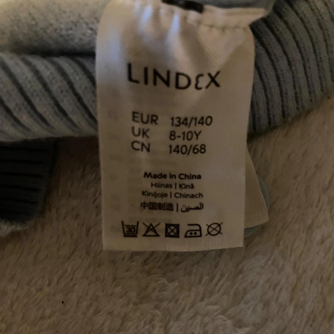 Blå blommig kofta - 92