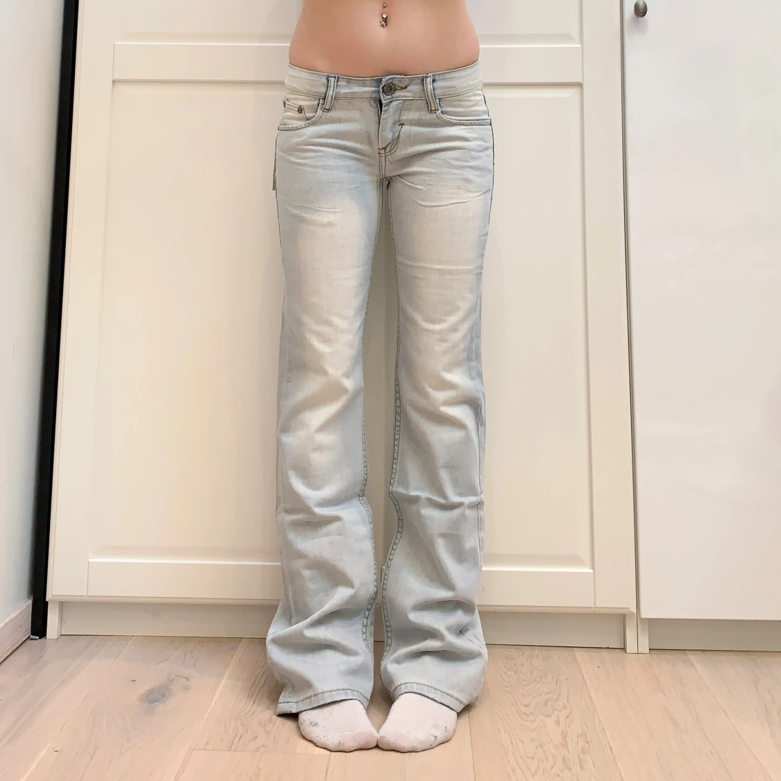 Lågmidjade bootcut jeans  - 91