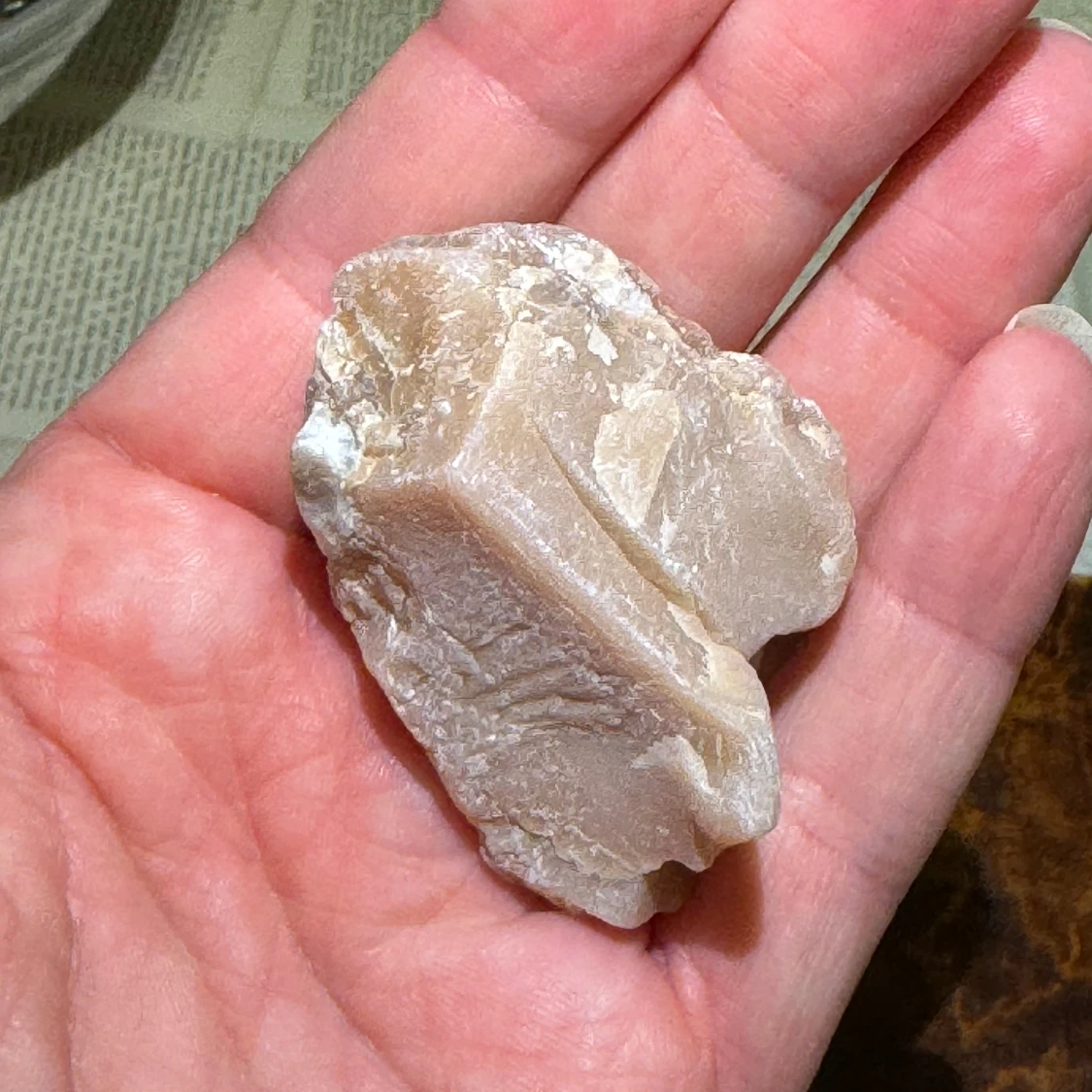 Rå bit rosa opal - 90