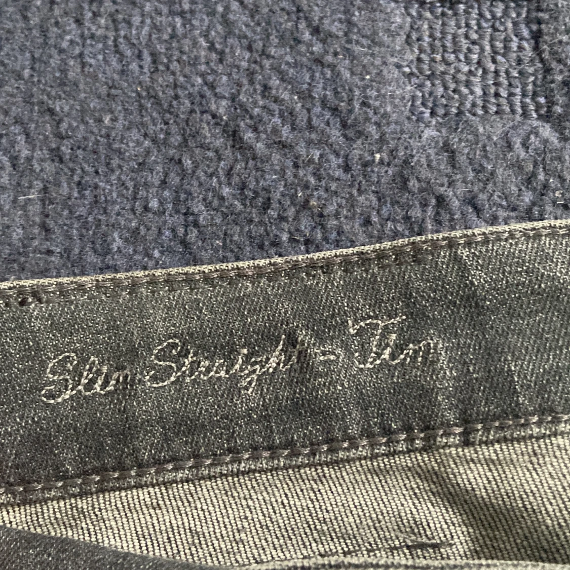 Grå jeans med slim straight fit 30/32 - 2