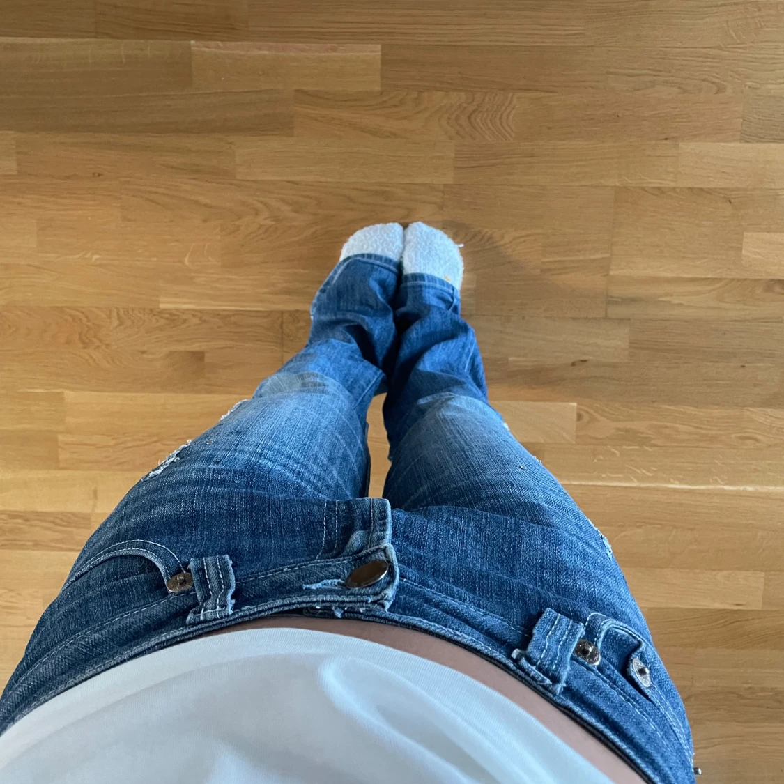 Lågmidjade jeans - 1