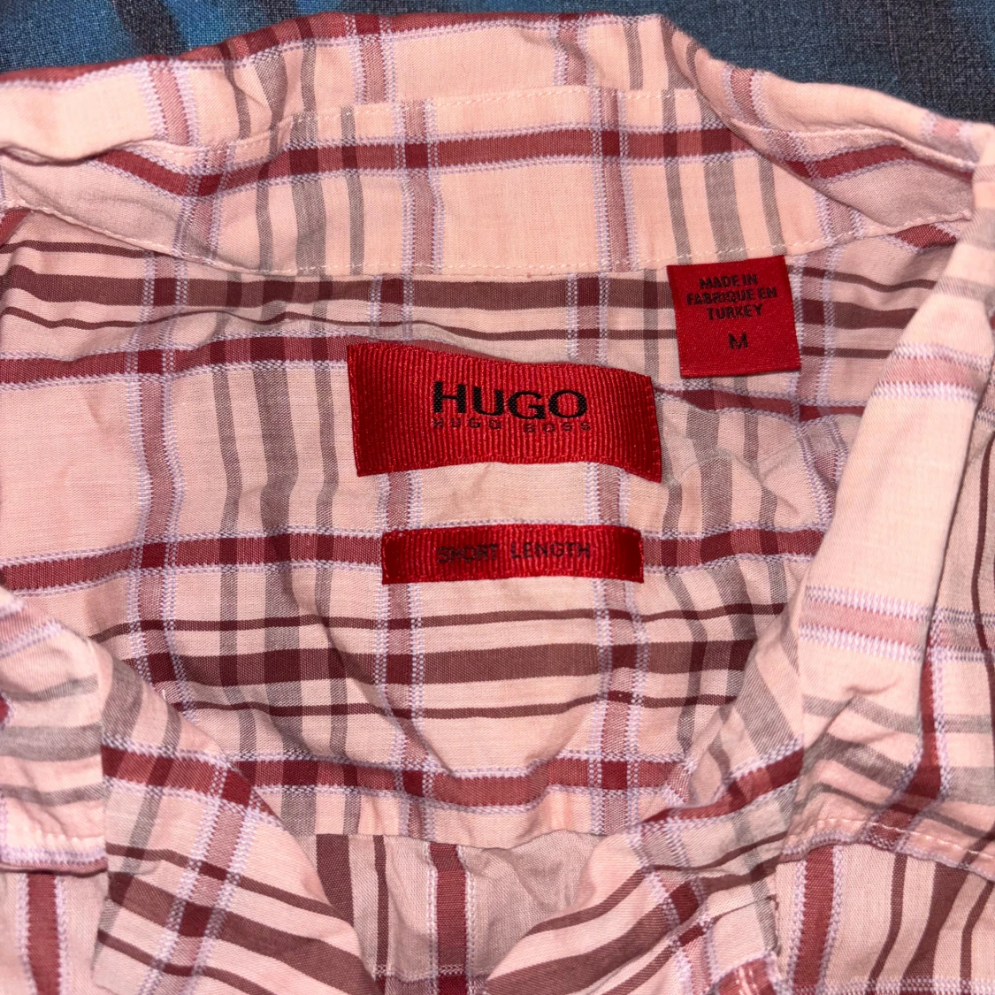 Rosa kortärmad skjorta från Hugo Boss - 1