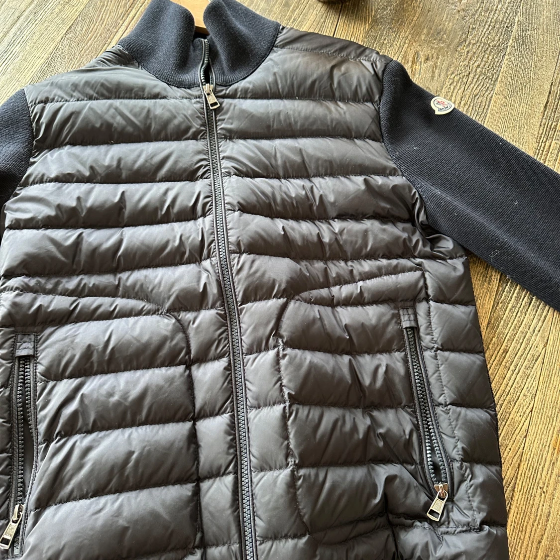 Moncler cardigan mörkblå