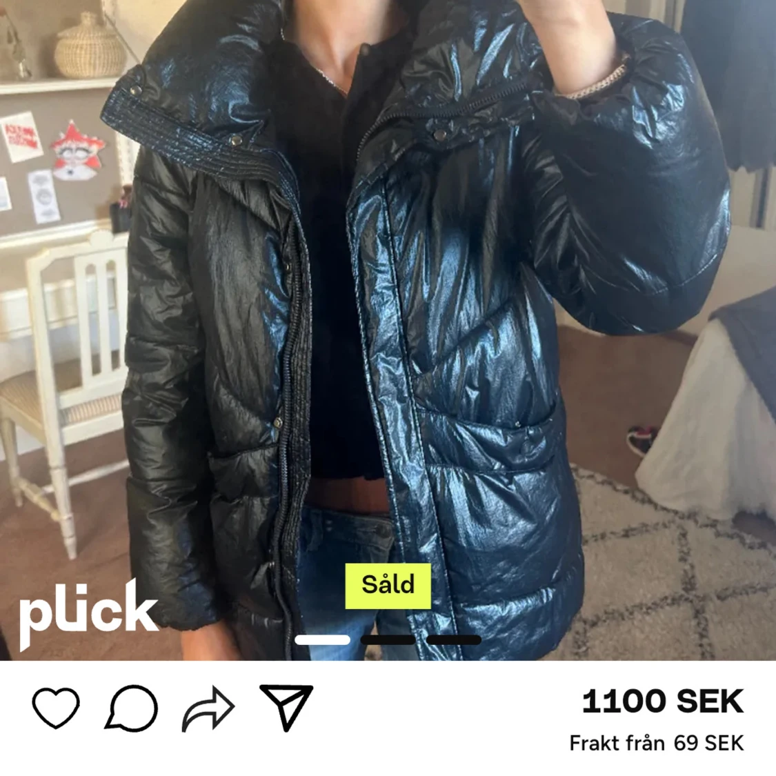 Blå vinterjacka från Massimo Dutti - 92