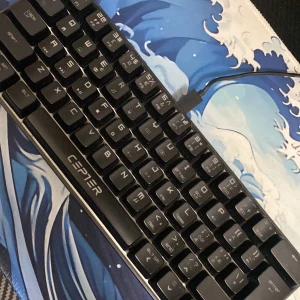 Svart mekaniskt tangentbord från Cepter - Snyggt svart mekaniskt tangentbord från Cepter med RGB-belysning. Tangentbordet har en kompakt design och är perfekt för gaming eller arbete. Det har en robust konstruktion och ansluts via USB. Perfekt för den som vill ha en stilren och funktionell setup.