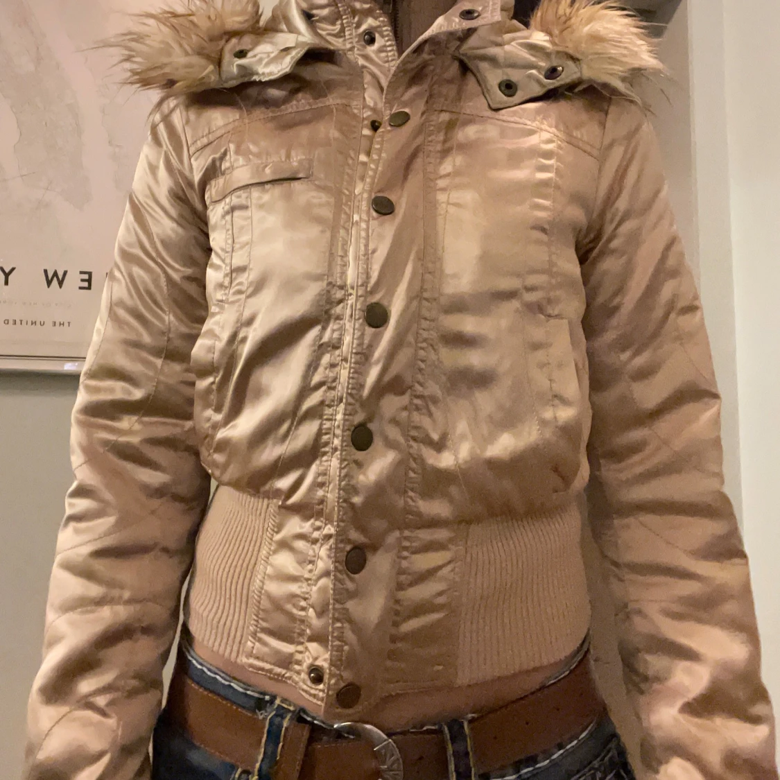 Assnygg croppad y2k jacka!!! - 90