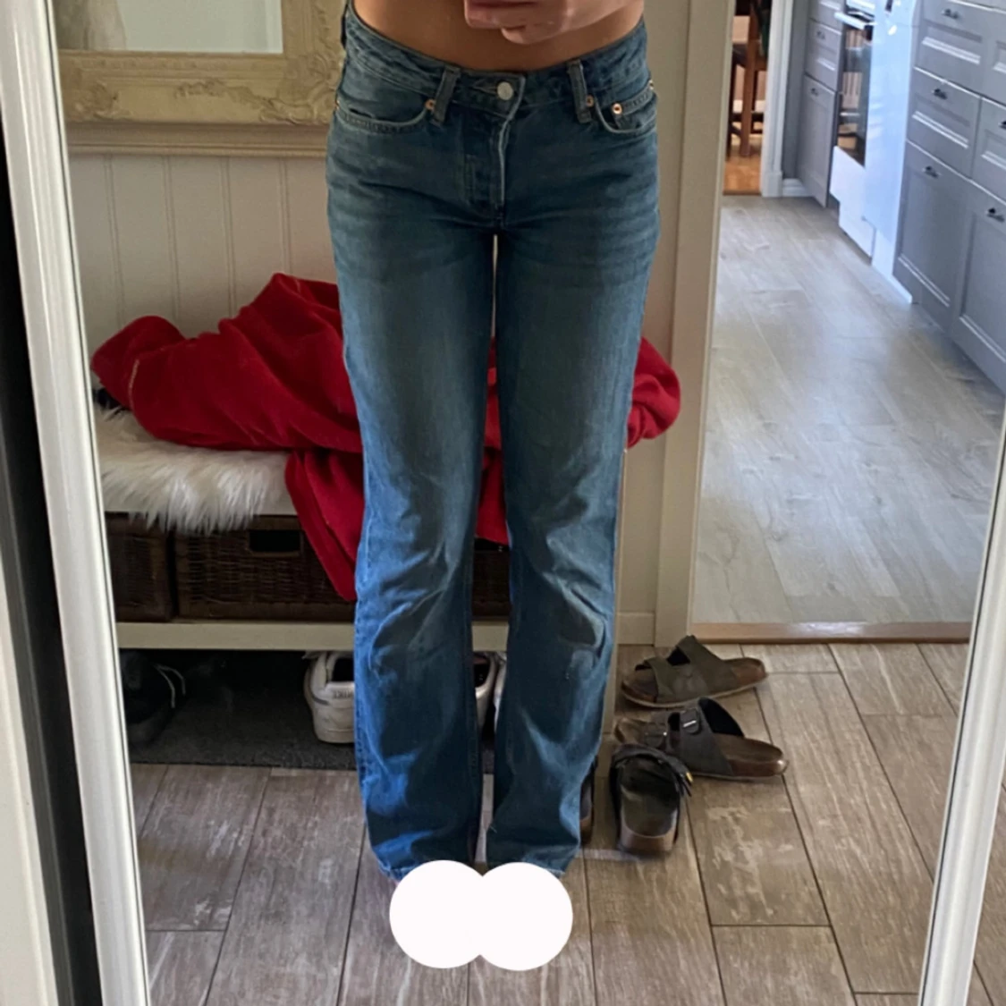 Lågmidjade jeans