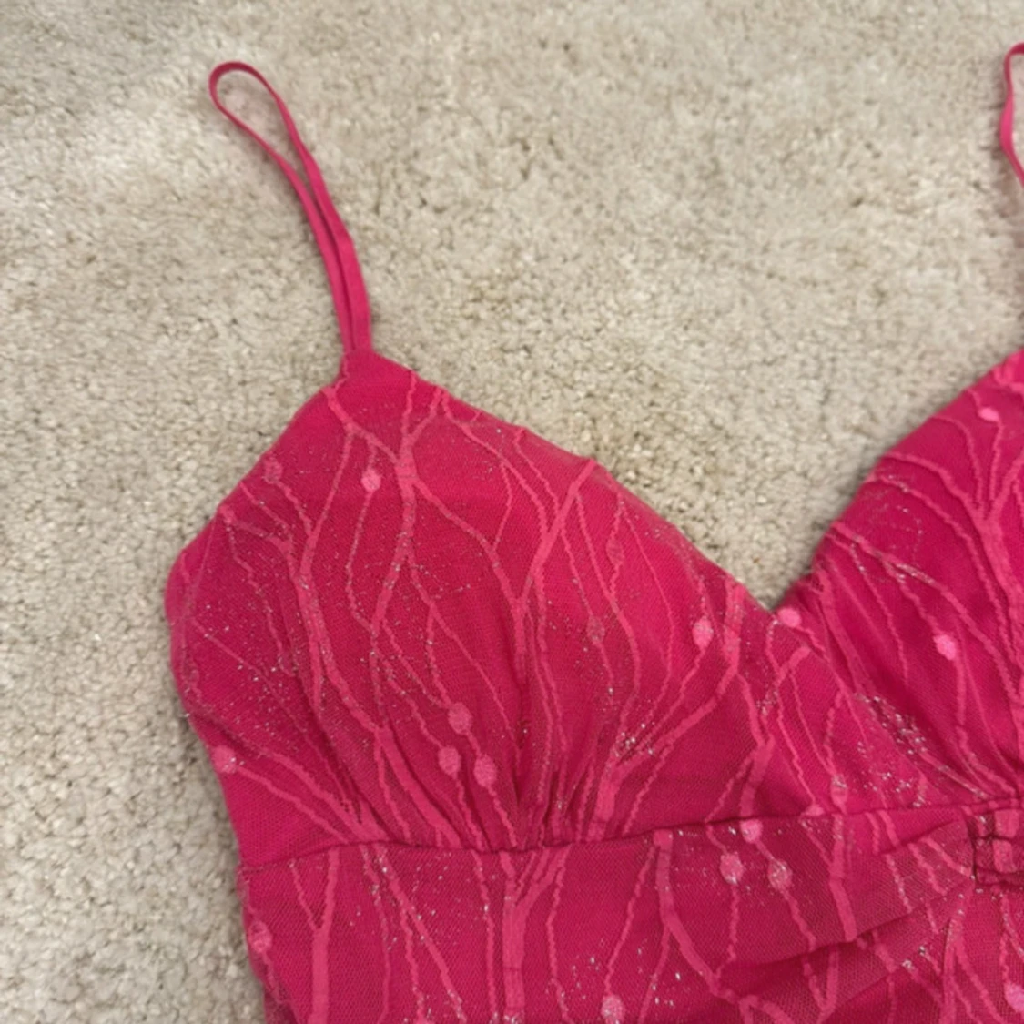 Y2k spets linne med glitter🫶 - 91