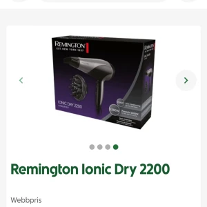 Remington hårfön  - Helt ny remington hårfön endast testad 2-3 gånger köp för 2 veckor sedan i Tyskland, förpackningen och allt finns kvar skriv om ni vill ha bilder på den osv.🤍🤍