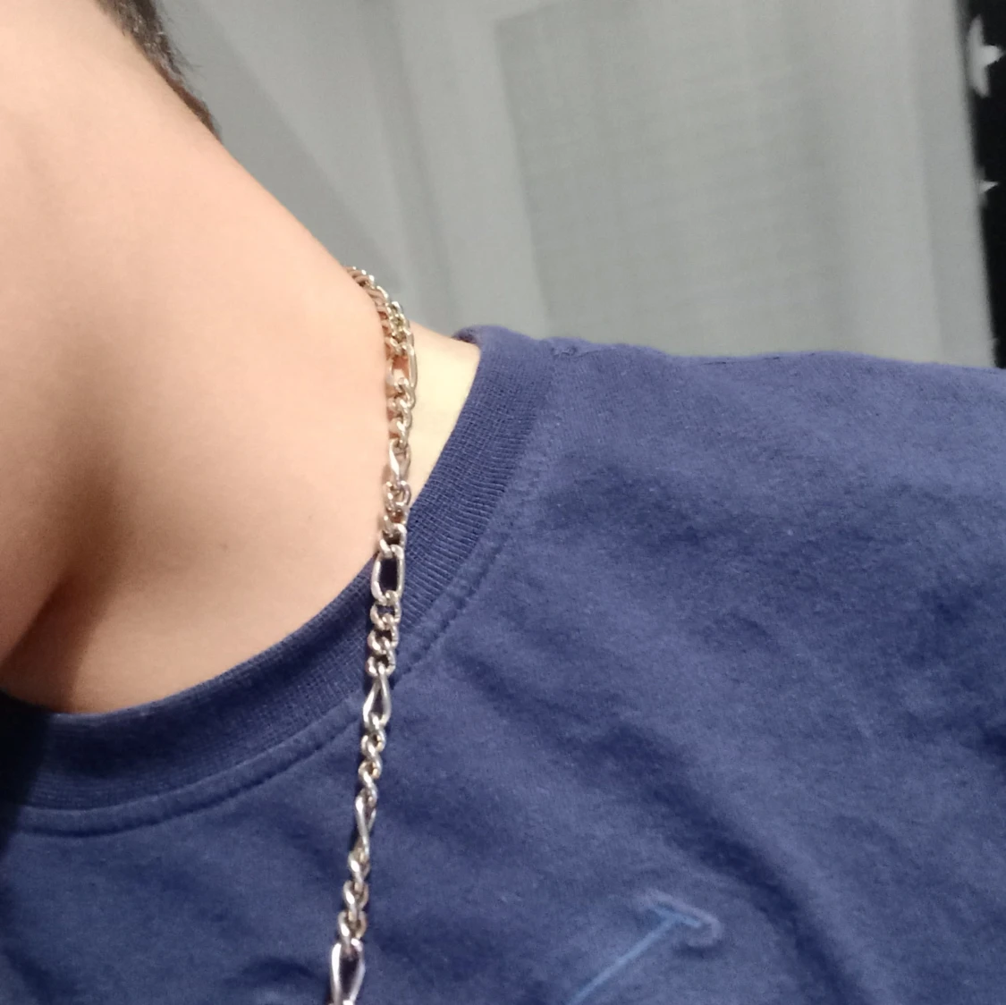 Guld-silver halsband  - 93