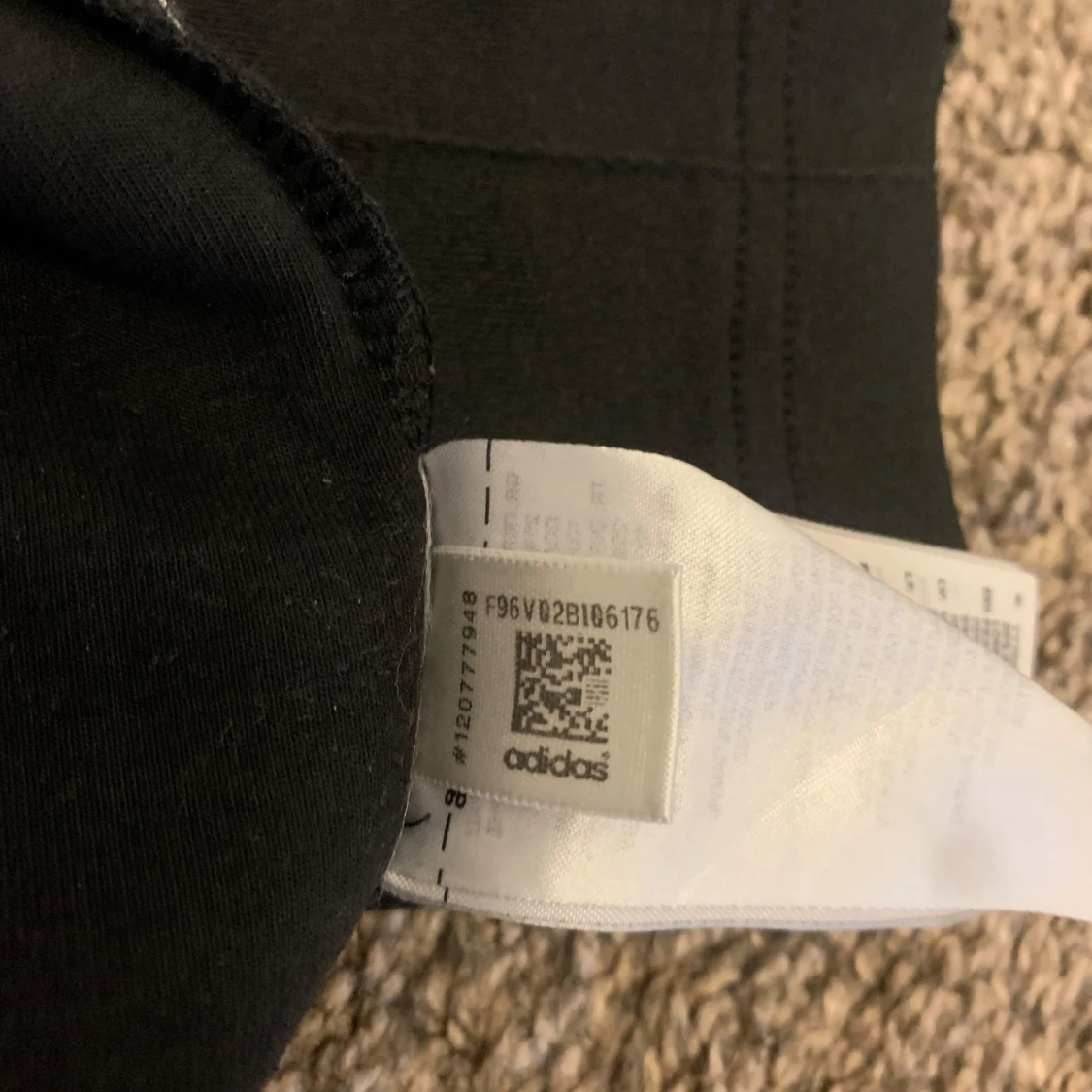 Svarta Adidas mjukis - 93