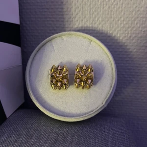 Edblad Örhängen  - Säljer nu mina fina och Populära Edblad peak örhängen i guld (Rostfritt stål). Dom är i nyskick då jag enbart har testat dom.  Hittar dom ej på hemsidan längre så antar att dom förmodligen har slutat sälja dom 💗