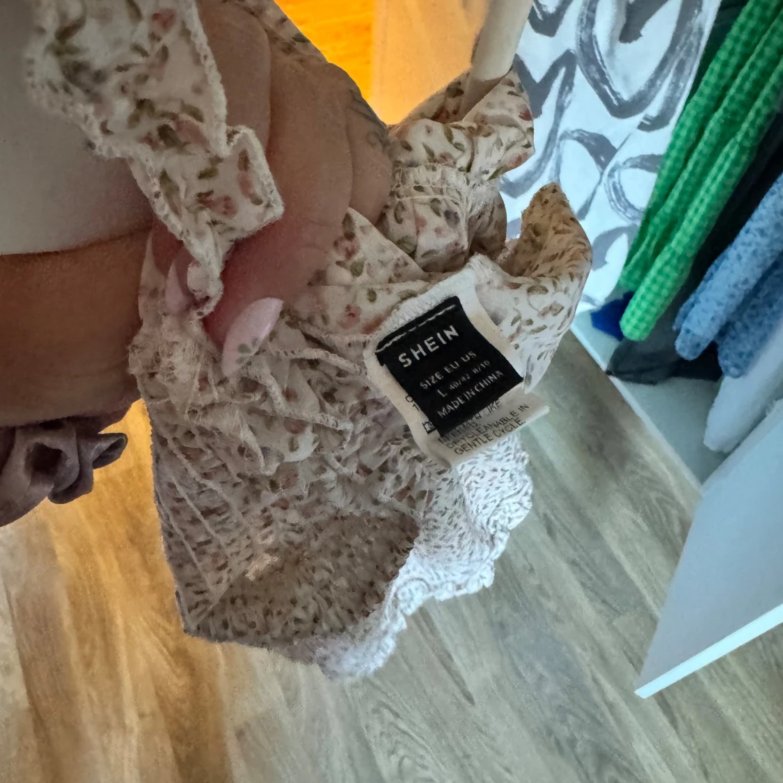 Blommig topp från Shein - 91