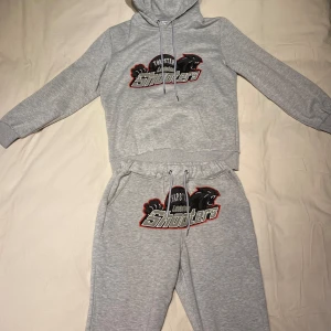Trapstar tracksuit  - Trapstar tracksuit i väldigt bra skick, inga hål eller defekter. Säljer då den inte passar min stil längre.   OBS: Hoodien är storlek M, byxorna är storlek L.