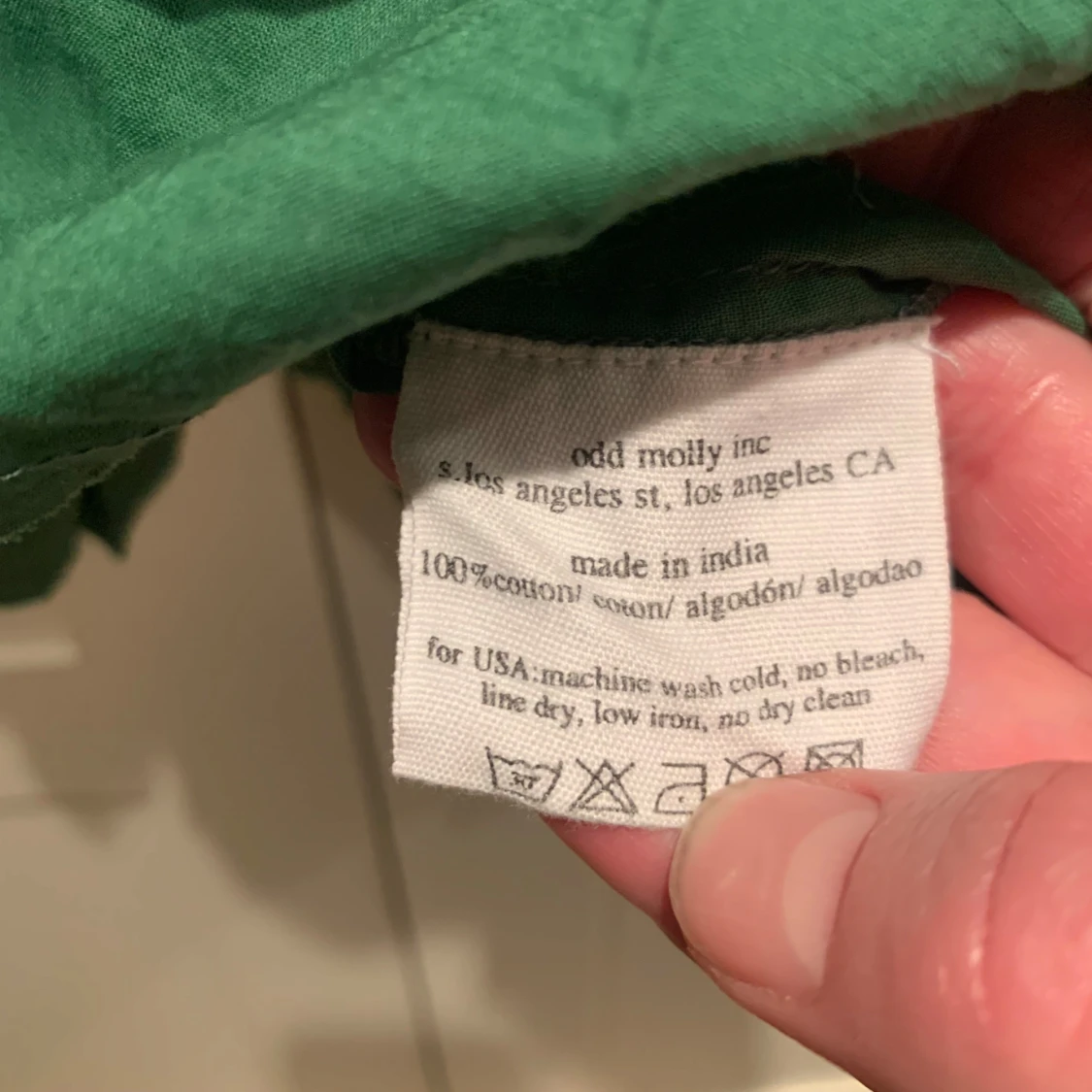 Grön blus från Odd Molly stl 2 (EU38) - 4