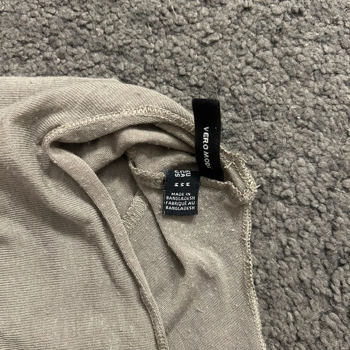 Beige långärmad topp från Vero Moda - 1