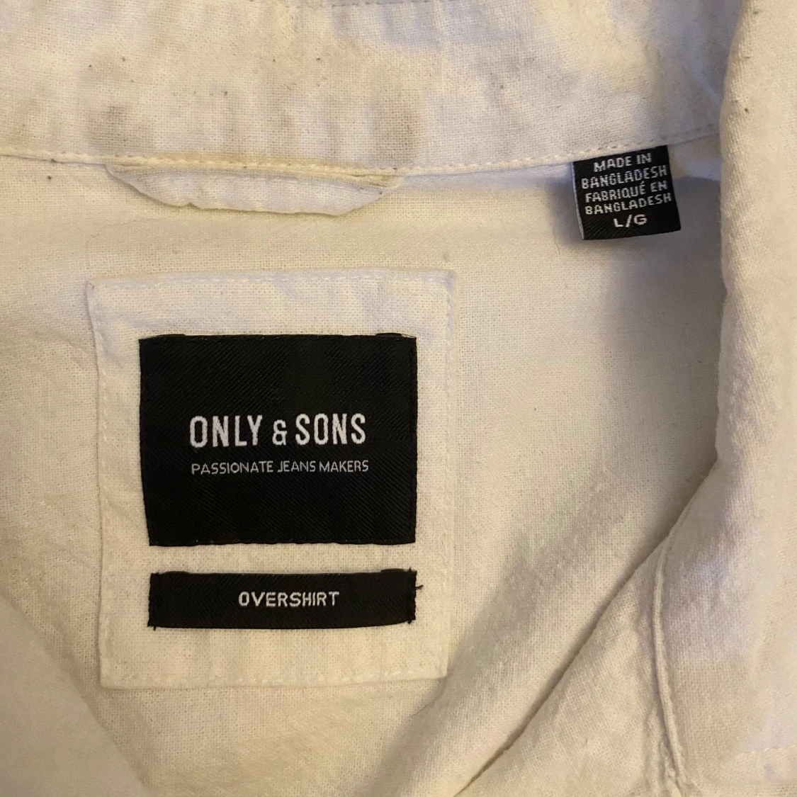 Vit overshirt från Only & Sons - 2