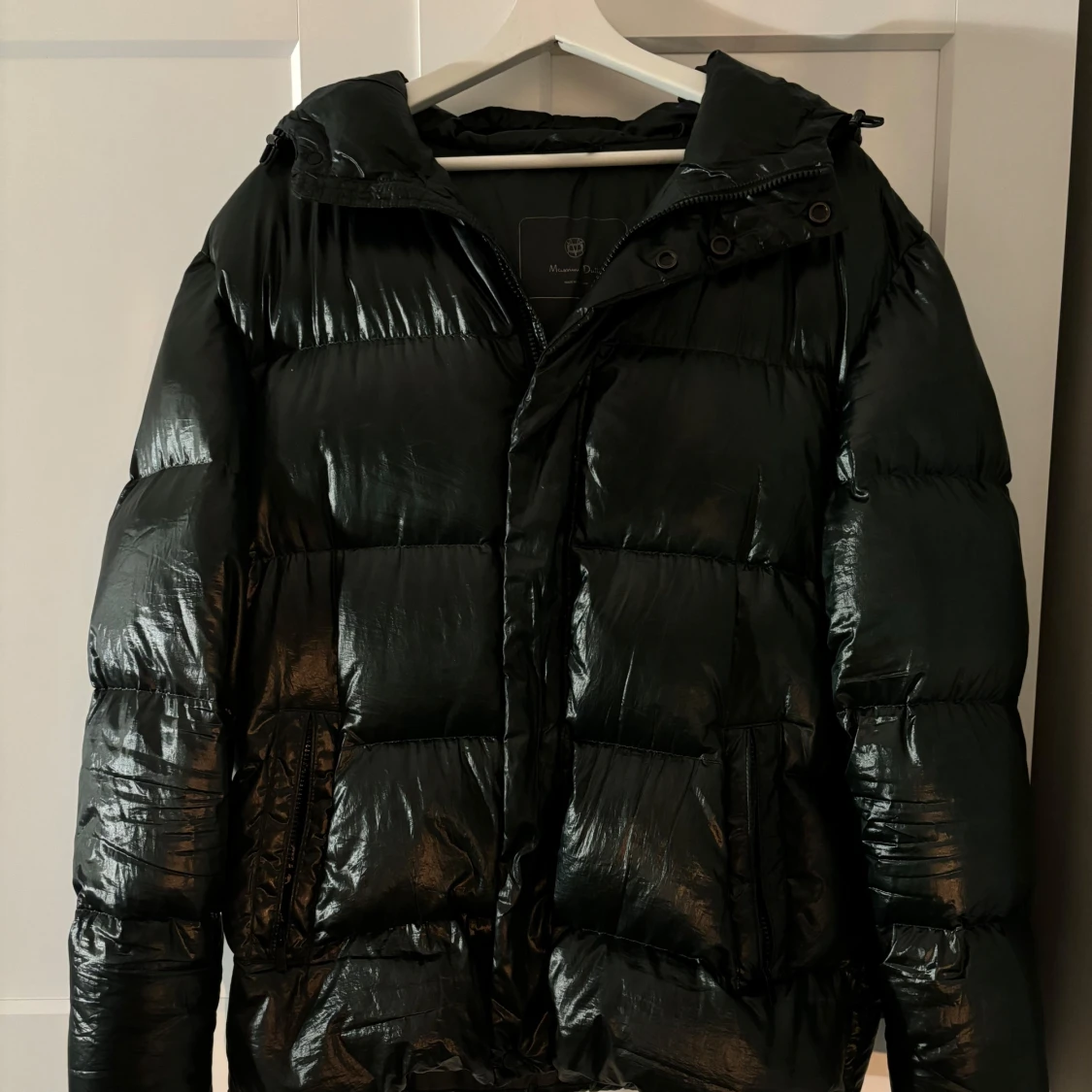 Grön pufferjacka från Massimo Dutti