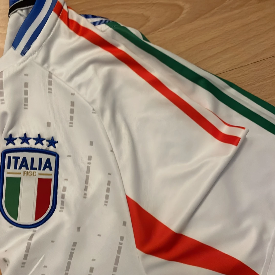 Vit Italien fotbollströja - 91