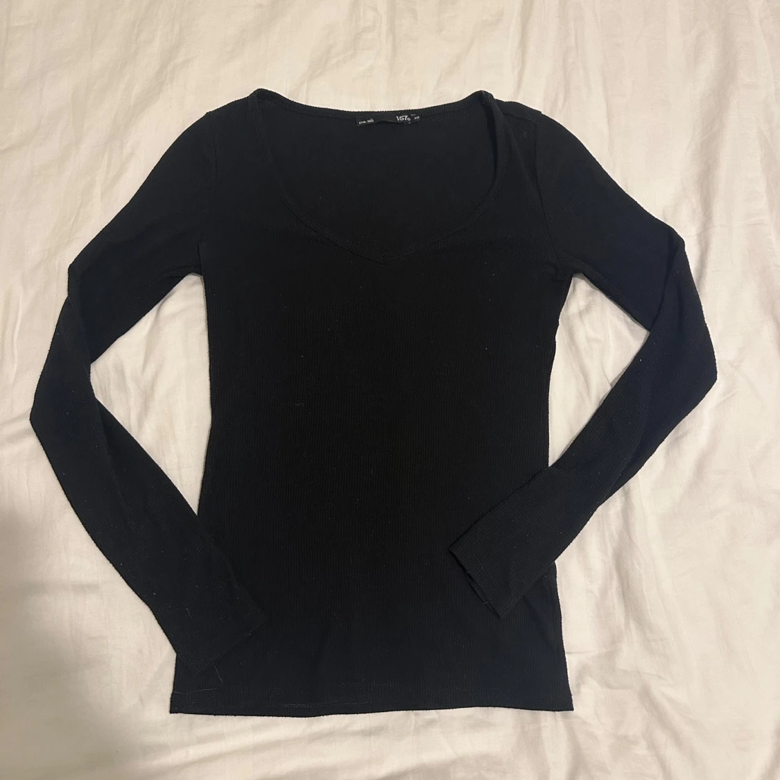Svart långärmad topp - 90