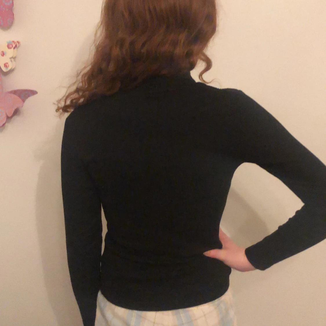 Svart långärmad tröja från H&M - 90