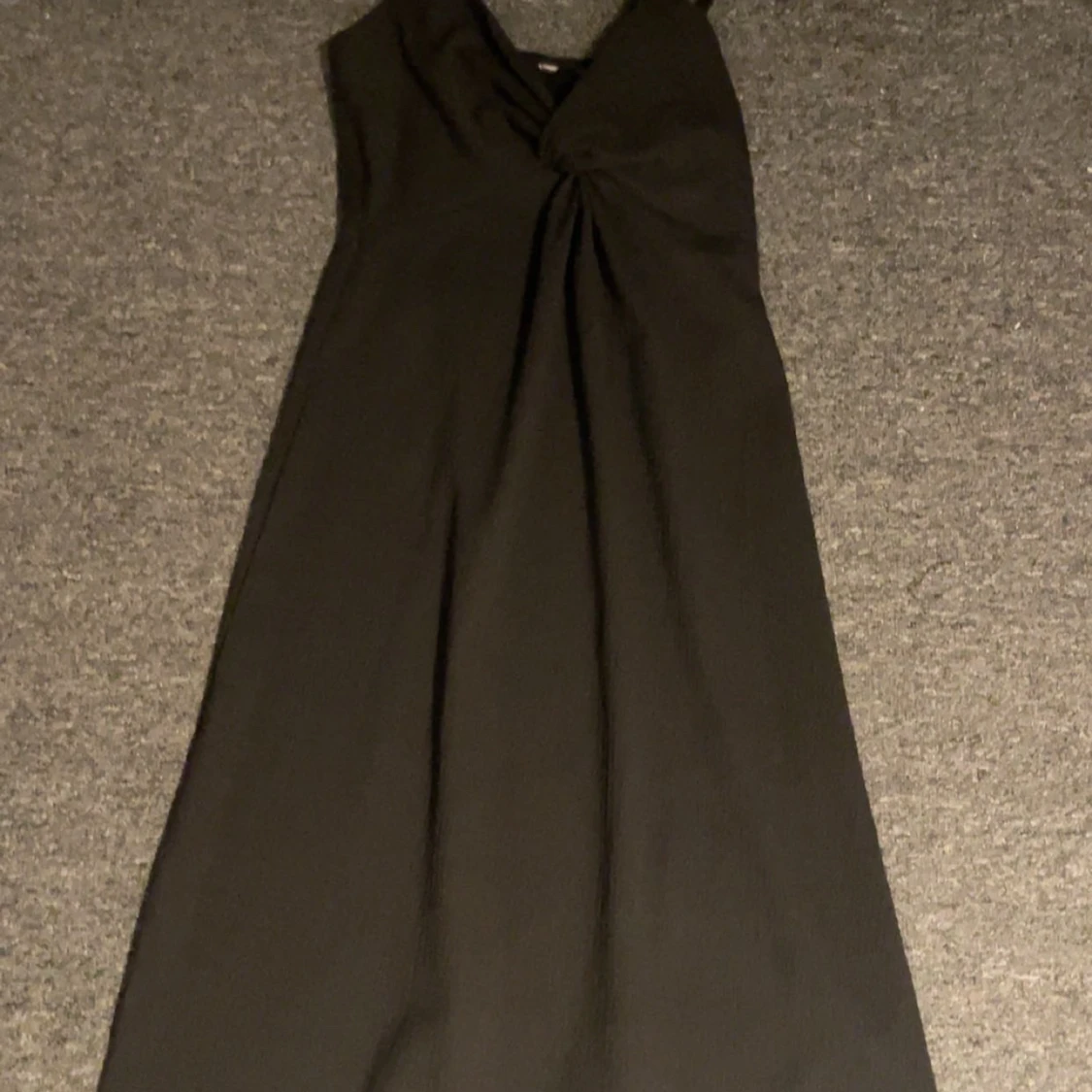 Svart långklänning