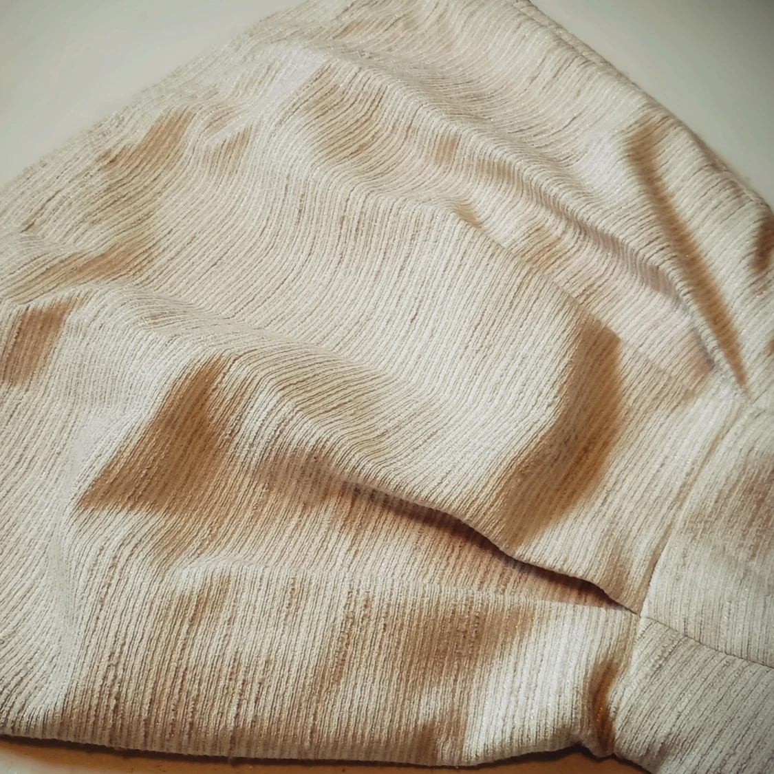 Beige ärmlös klänning med dragkedja - 3