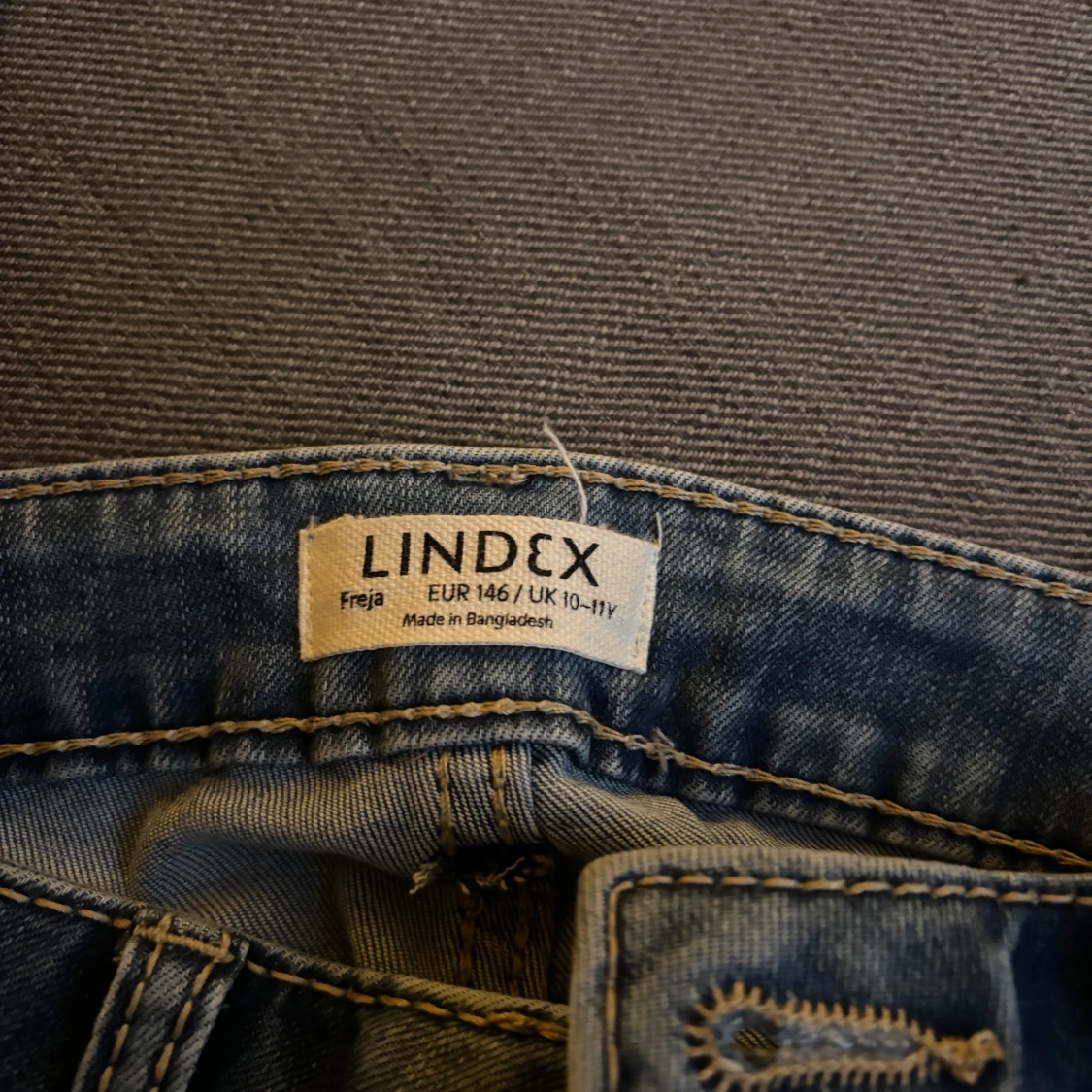 Blå jeans från Lindex - 2