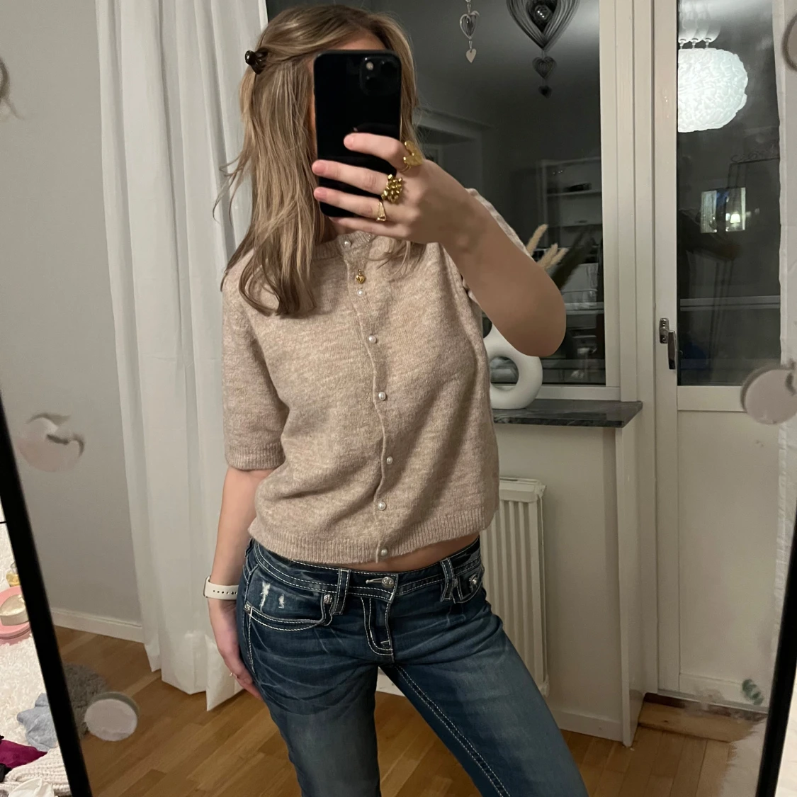 Beige kofta från 157 - 1