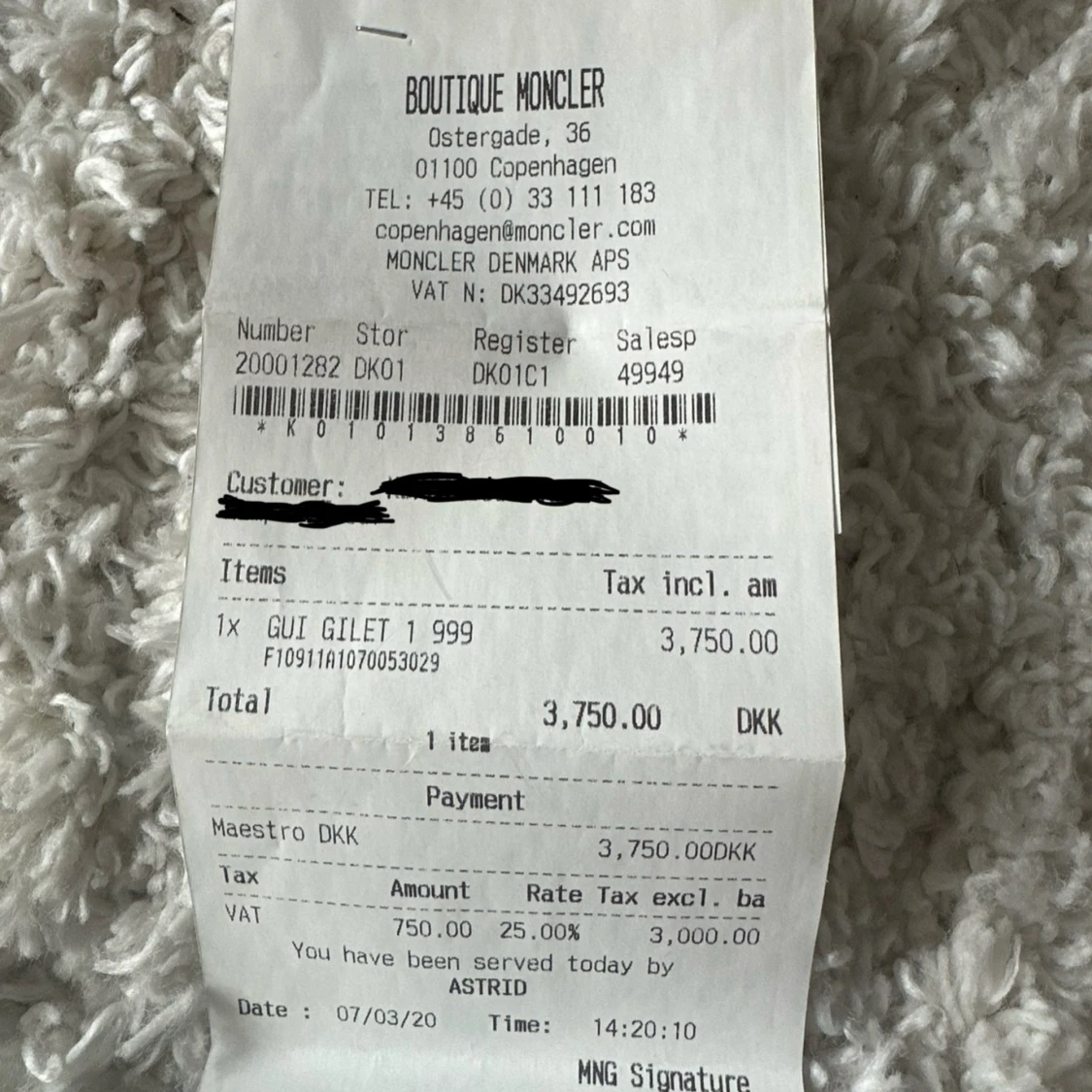 Svart Moncler Väst  - 2