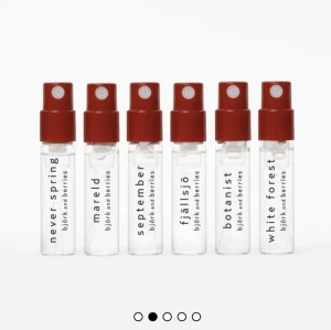 Parfymtester - I princip fulla parfymtester från Björk and berries, jag har endast testat dem😊 