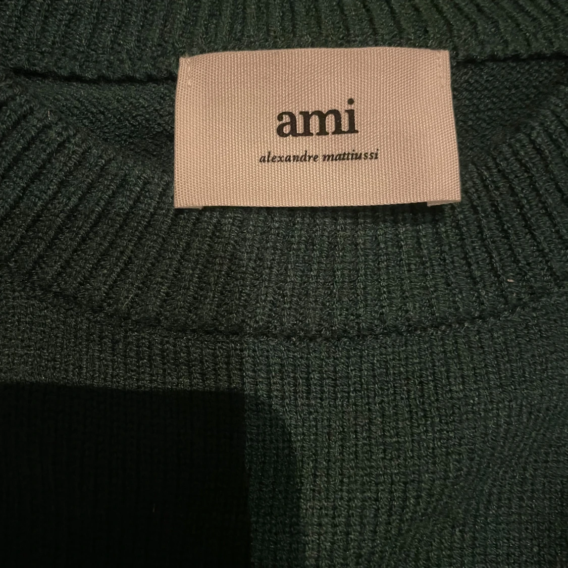 Grön stickad tröja från Ami - 2