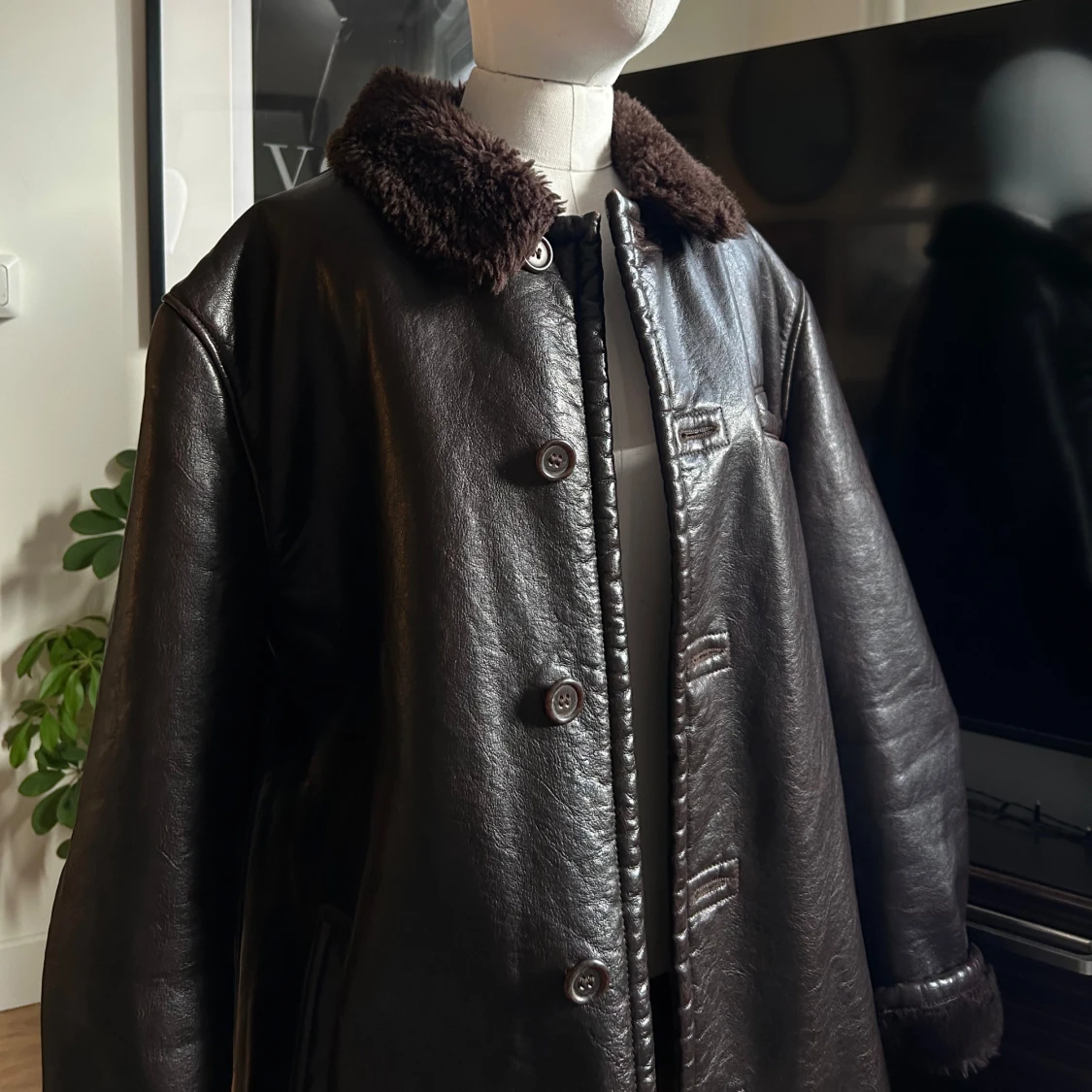 Brun skinnrock från Armani Jeans - 1