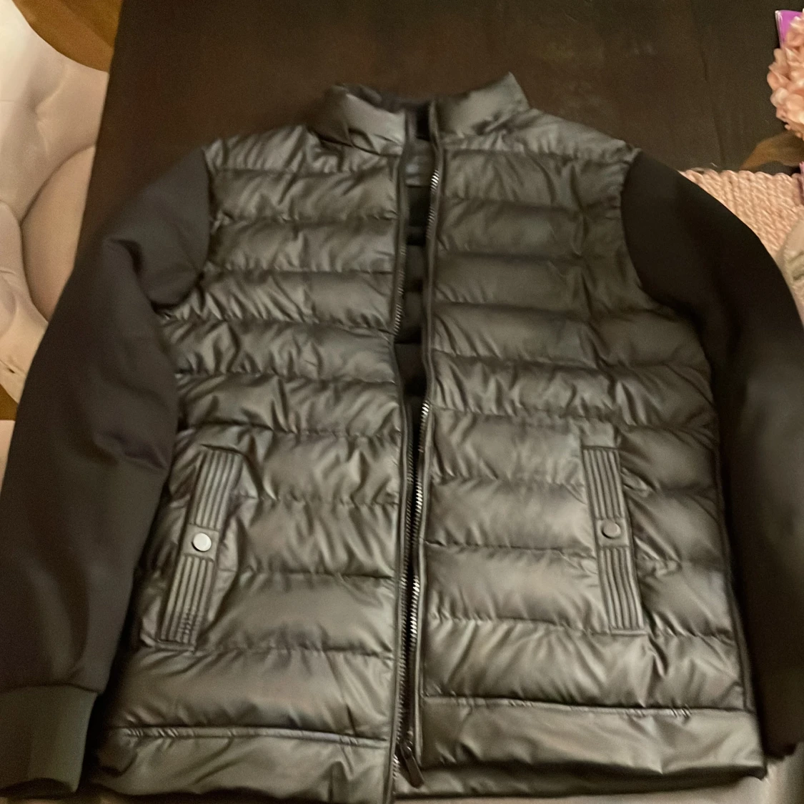 Svart cardigan jacka