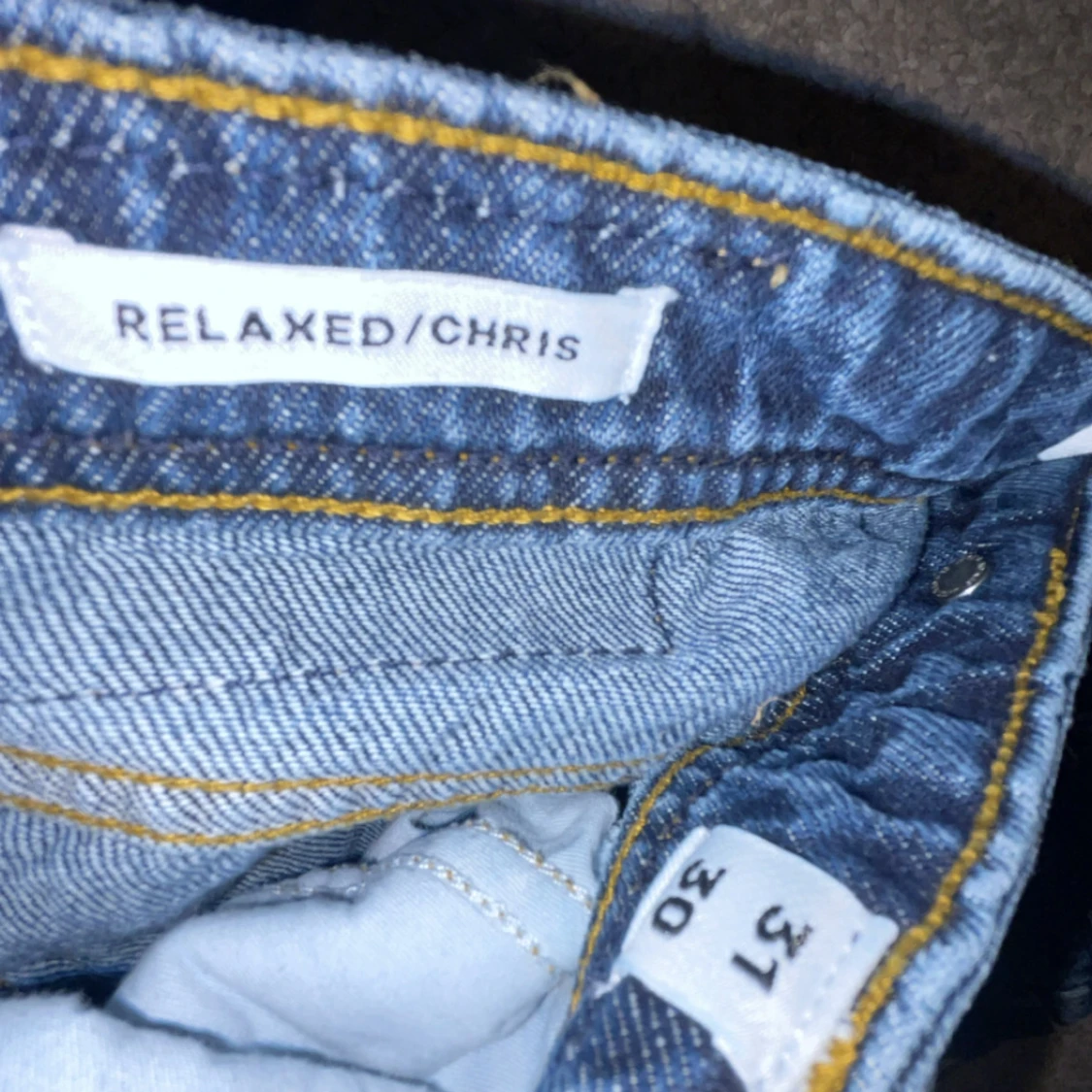 Blå jeansbyxor Relaxed/Chris - 91