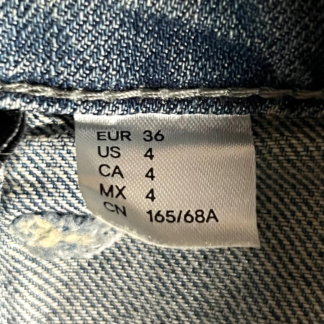 Blå cargo jeans  - 3