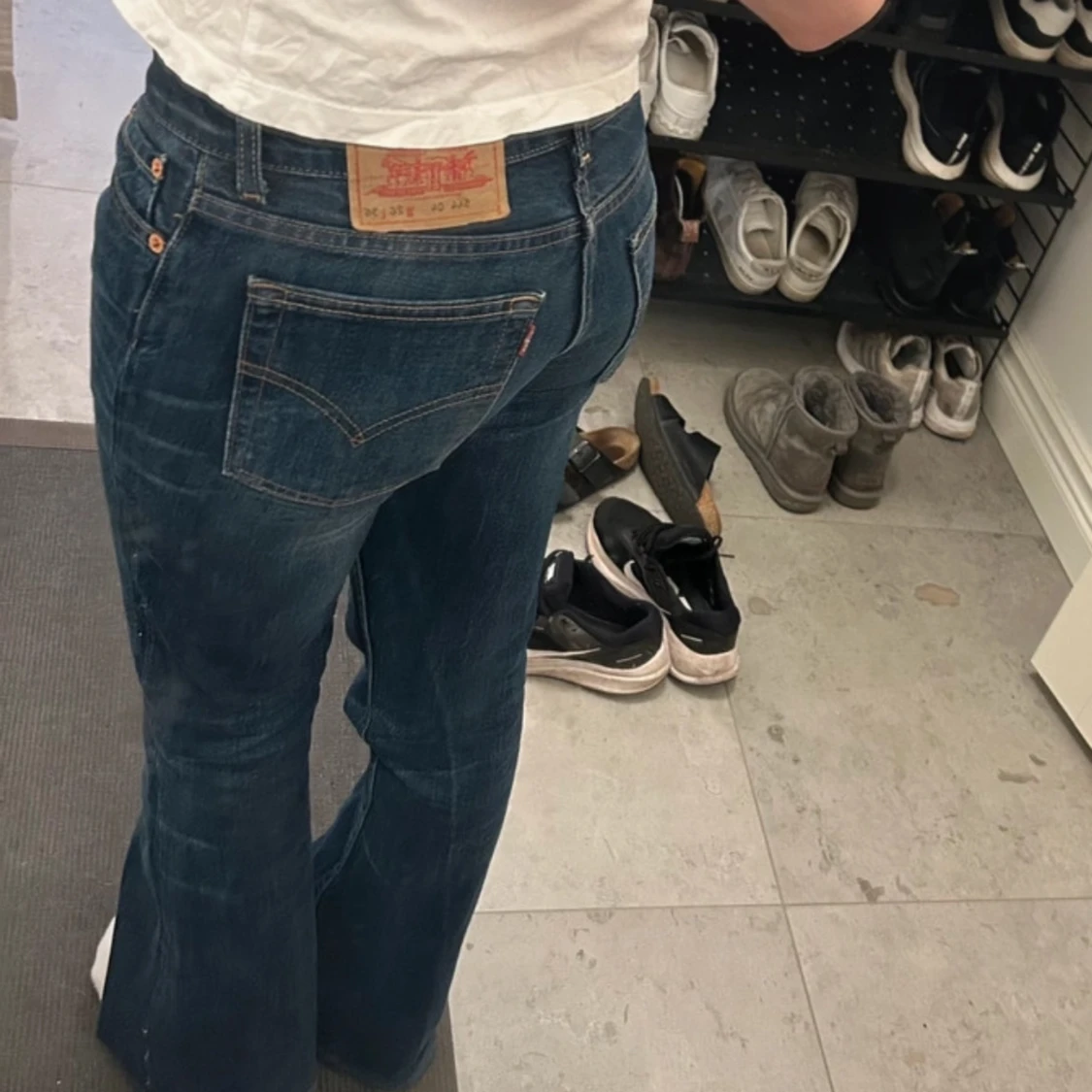Levi's jeans i blå denim - 90