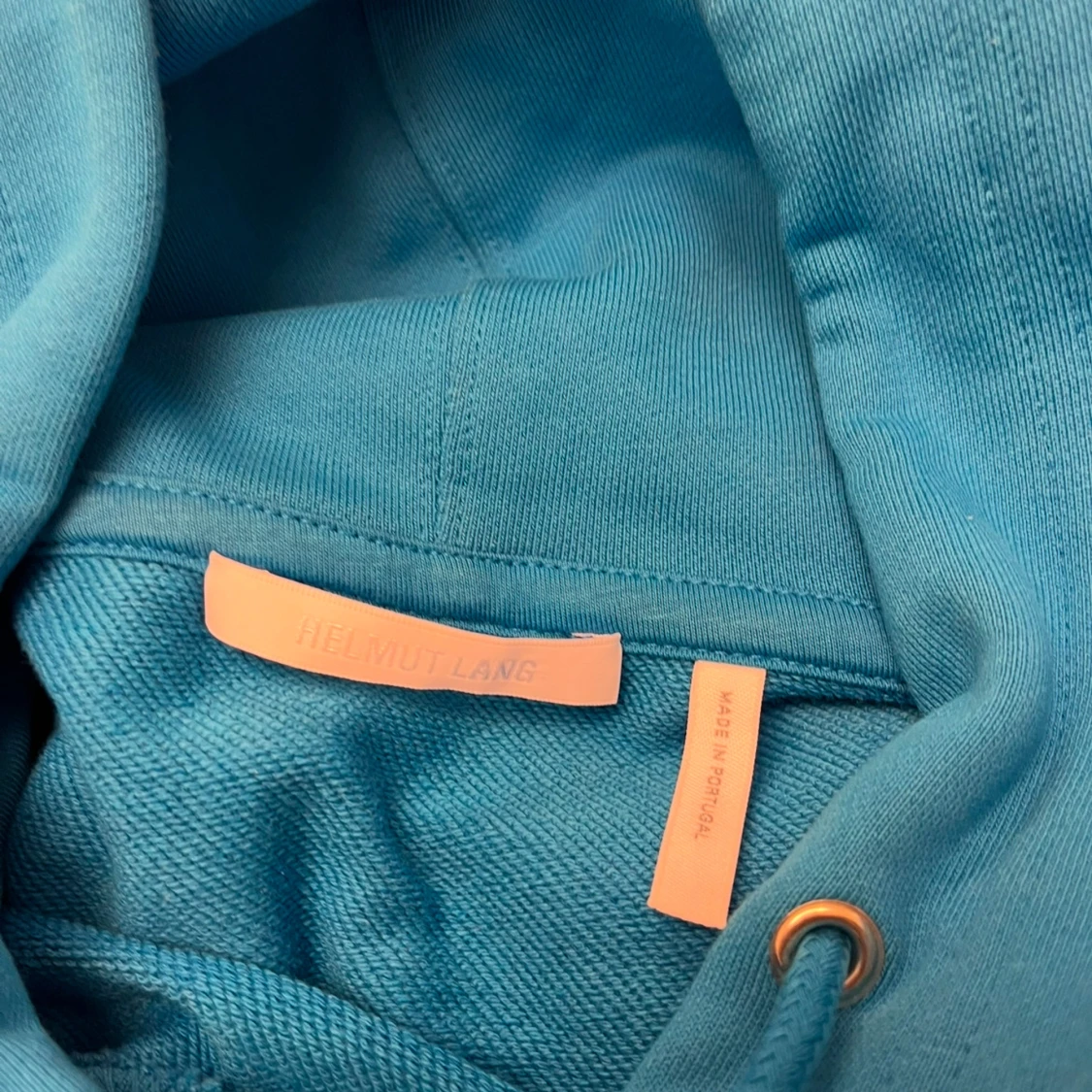 Blå hoodie från Helmut Lang - 3