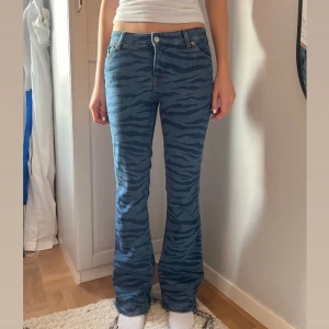 Zebra jeans🦓🦓 - Hur snygga flare low waist jeans🦓💙